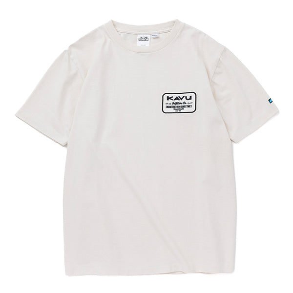 カブー メンズ エンジニアードパッチ Tシャツ