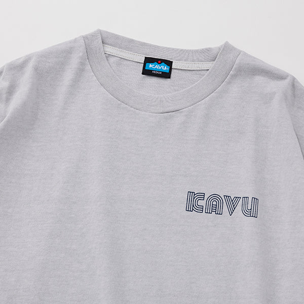 カブー メンズ スリーブプリント ロングスリーブTシャツ