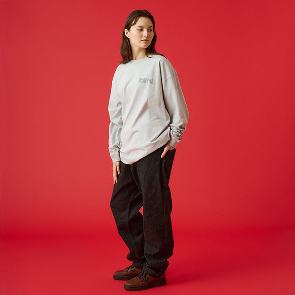 カブー メンズ スリーブプリント ロングスリーブTシャツ