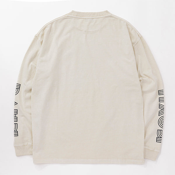 カブー メンズ スリーブプリント ロングスリーブTシャツ