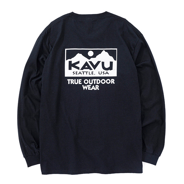 カブー メンズトゥルーロゴ ロングスリーブTシャツ