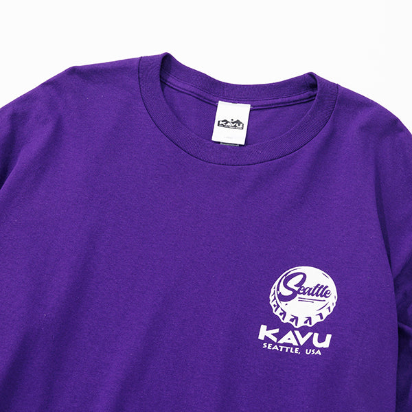 カブー メンズ ロングスリーブクラウンフロッグTシャツ