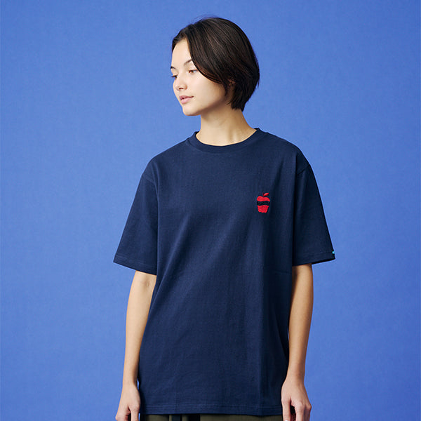 カブー メンズ ワンポイント アップルTシャツ