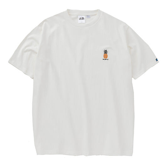 カブー メンズ ワンポイント パイナップル Tシャツ