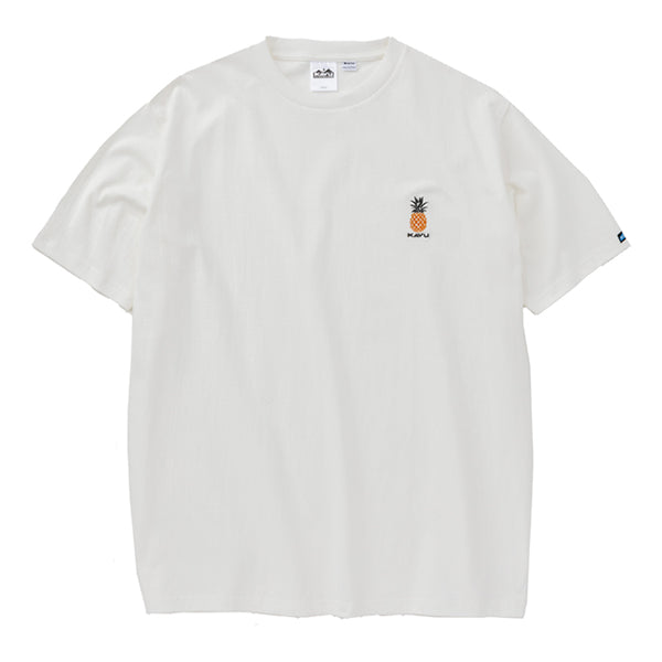 カブー メンズ ワンポイント パイナップル Tシャツの画像