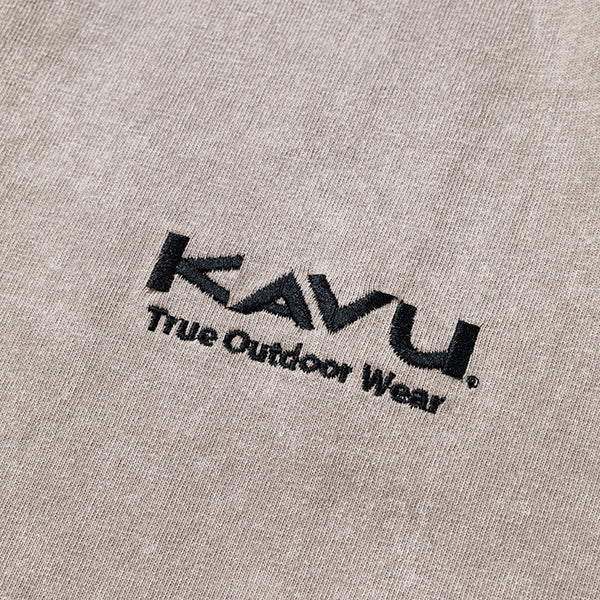 カブー メンズ ケミカルウォッシュ Tシャツ