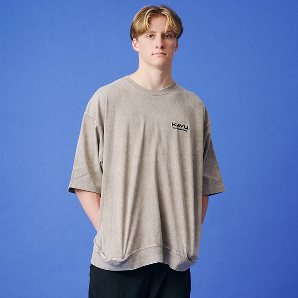 カブー メンズ ケミカルウォッシュ Tシャツ