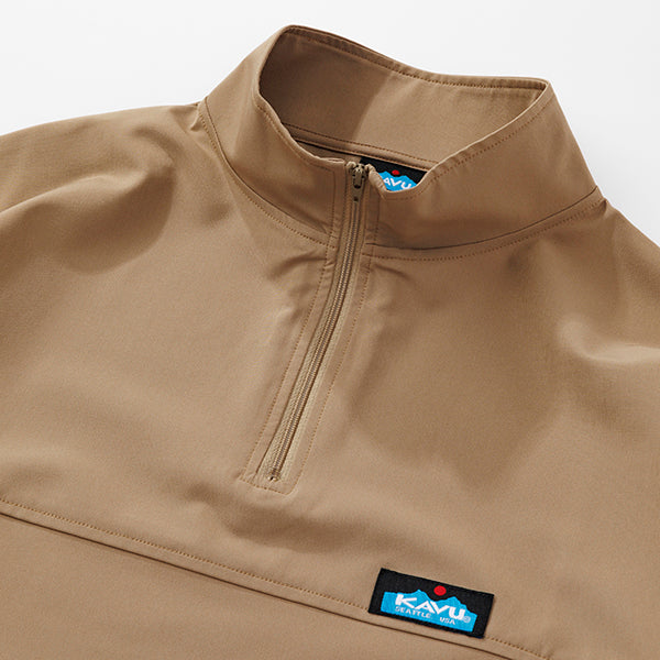 カブー メンズ NEW シェルテックハーフジップシャツ