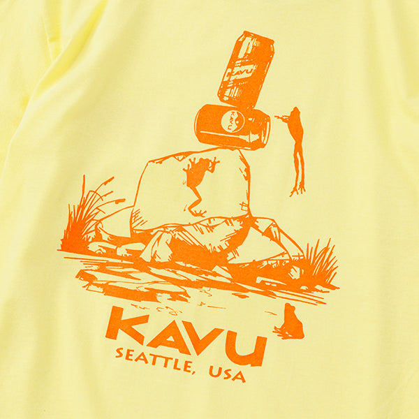 カブー メンズ ドリンクフロッグ Tシャツ