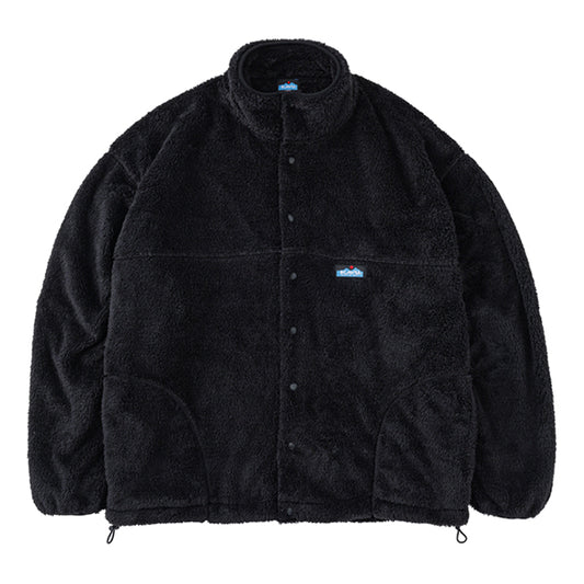 カブー メンズ シャギー スタンドカラー ジャケット