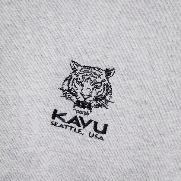 カブー メンズ ワンポイント スウェット タイガー