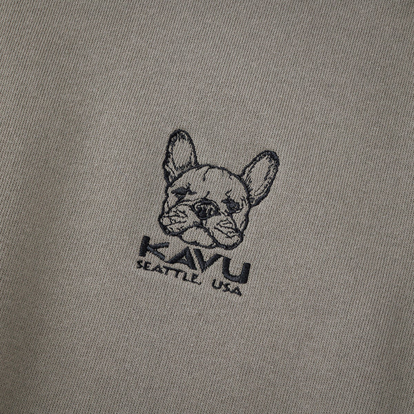 カブー メンズ ワンポイント スウェット ドッグ