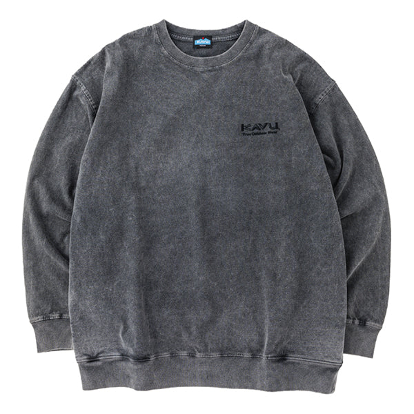 カブー メンズ ケミカルウォッシュ ロングスリーブ Tシャツ