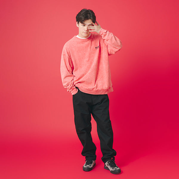 カブー メンズ ケミカルウォッシュ ロングスリーブ Tシャツ