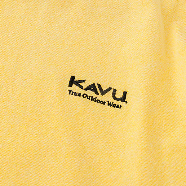 カブー メンズ ケミカルウォッシュ ロングスリーブ Tシャツ
