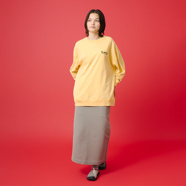 カブー メンズ ケミカルウォッシュ ロングスリーブ Tシャツ