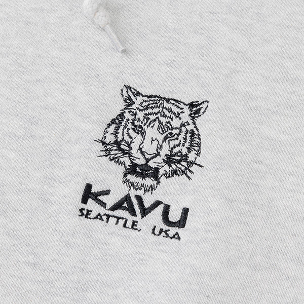 カブー メンズ ワンポイント パーカ タイガー