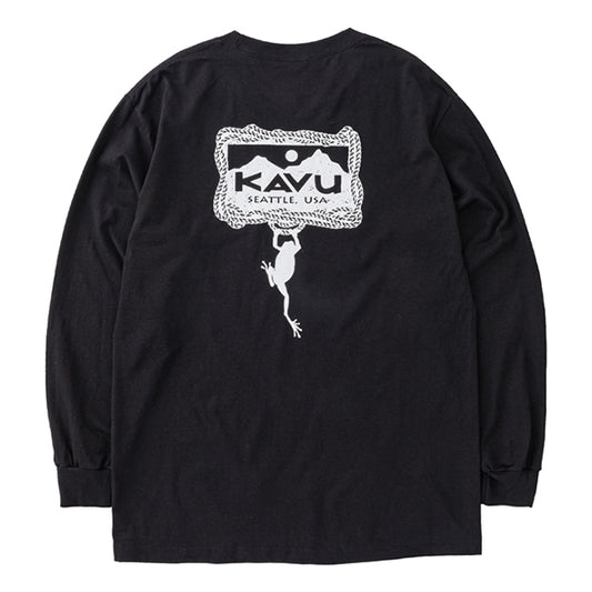 カブー メンズ ハンギングフロッグ ロングスリーブ Tシャツ