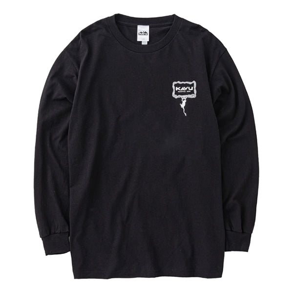 カブー メンズ ハンギングフロッグ ロングスリーブ Tシャツ