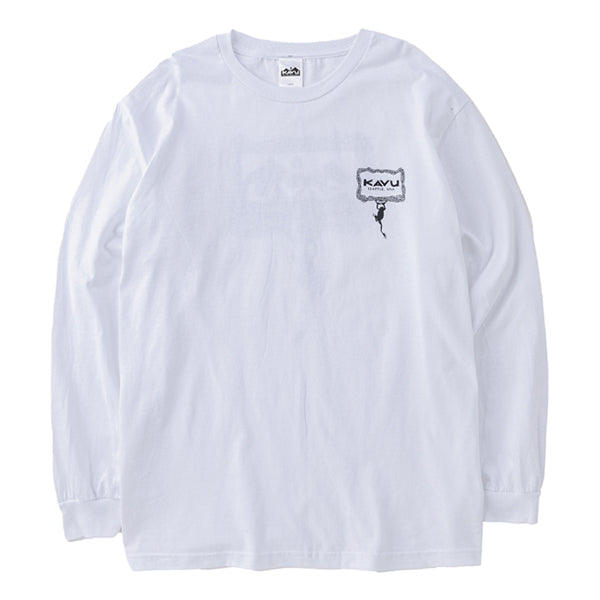 カブー メンズ ハンギングフロッグ ロングスリーブ Tシャツ