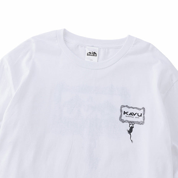 カブー メンズ ハンギングフロッグ ロングスリーブ Tシャツ