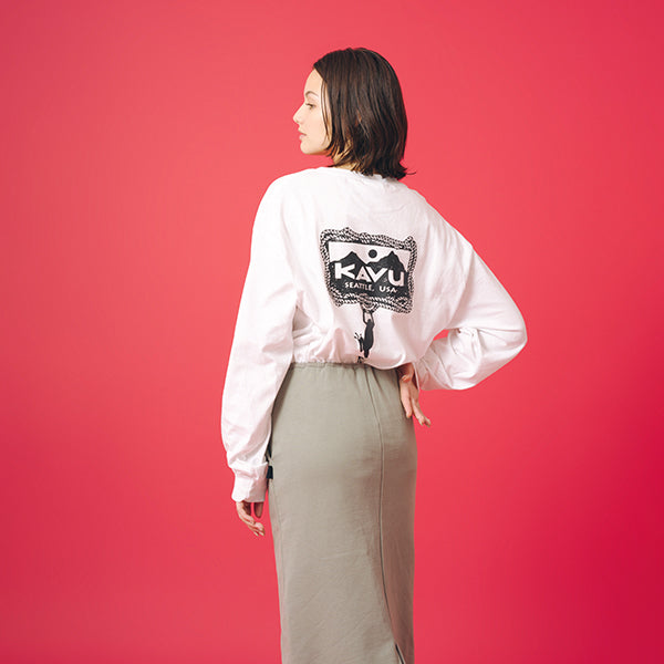 カブー メンズ ハンギングフロッグ ロングスリーブ Tシャツ
