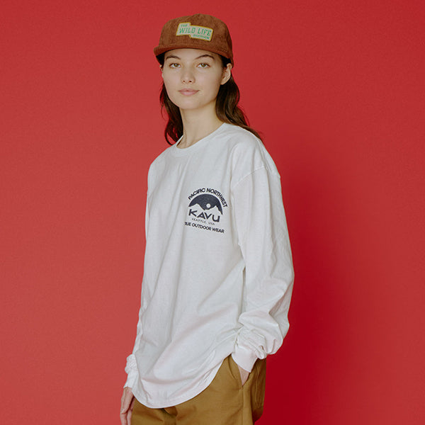 カブー メンズ シアトル ロングスリーブ Tシャツ