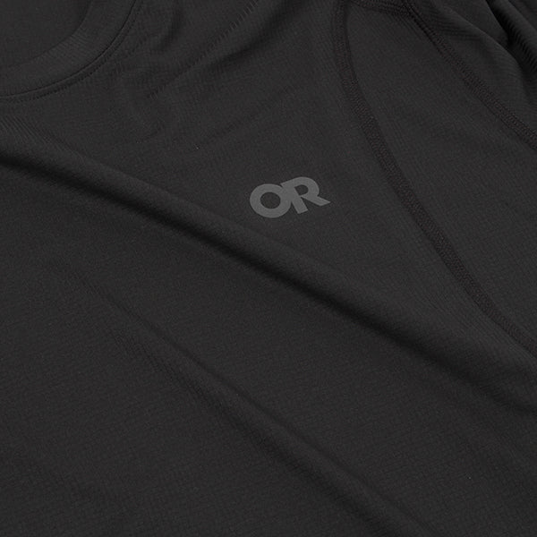 アウトドアリサーチ メンズ エコーショートスリーブTシャツ ブラック
