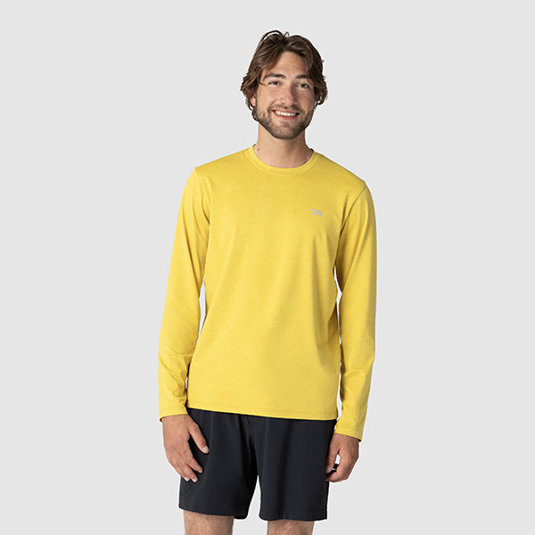 アウトドアリサーチ メンズ アクティブアイス スペクトラム サン ロングスリーブ Tシャツ アンバーヘザー