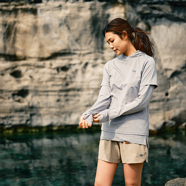 アウトドアリサーチ ウィメンズ アクティブアイス スペクトラム サン Tシャツ
