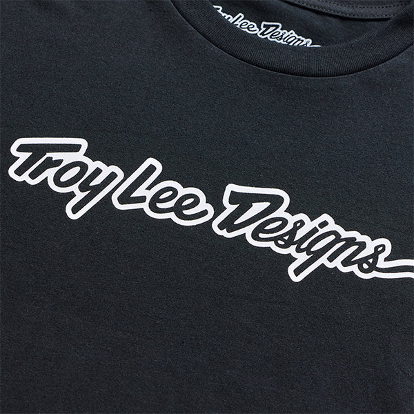 トロイリーデザインズ ロングスリーブT シグネーチャー ブラック