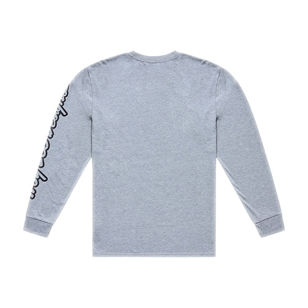 トロイリーデザインズ ロングスリーブT シグネーチャー グレーヘザー