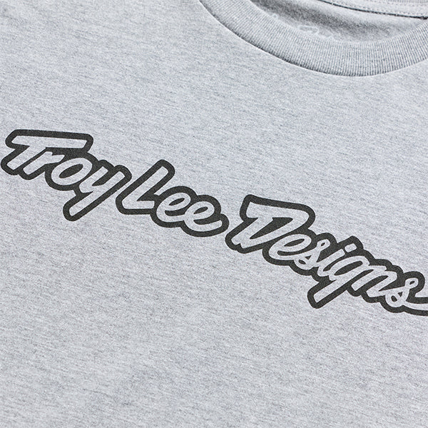 トロイリーデザインズ ロングスリーブT シグネーチャー グレーヘザー
