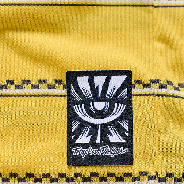 トロイリーデザインズ スカイラインライド ショートスリーブT チェックトアウト バター