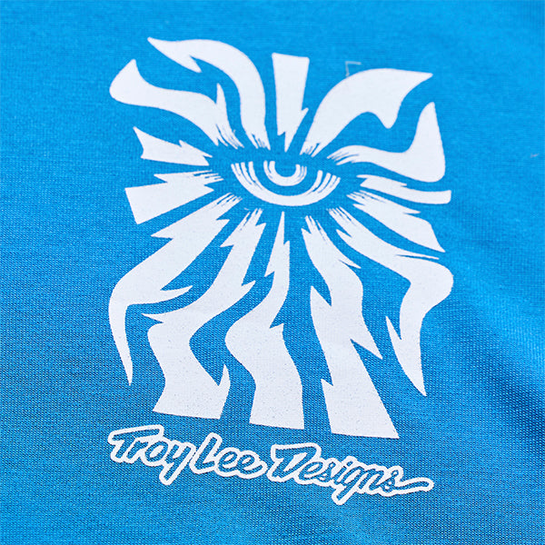 トロイリーデザインズ スカイラインライド ショートスリーブT ワンアイ エアロブルー