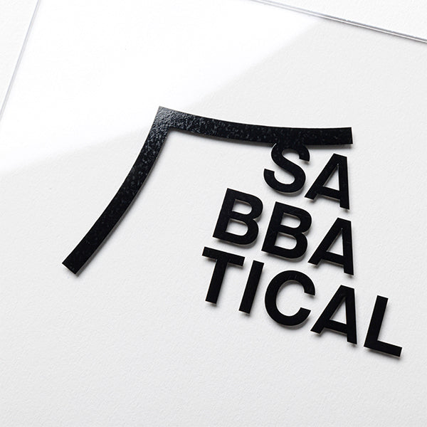 サバティカル クラシックロゴ デカールステッカー