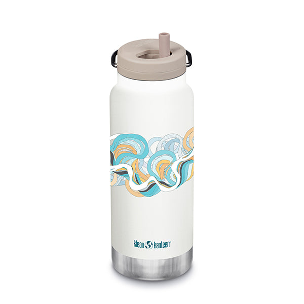 クリーンカンティーン TKワイド ツイストキャップ ウィズストローアメリカンリバー 32oz （946ml）