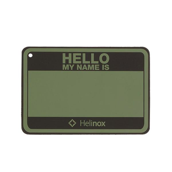 ヘリノックス Hello my name is パッチ – aandfonlinestore