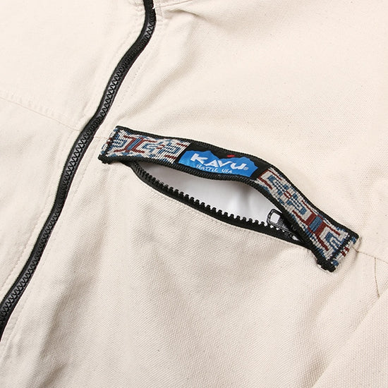 カブー メンズ フルジップスローシャツ