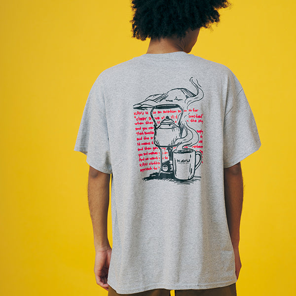 カブー メンズ コーヒー Tシャツ