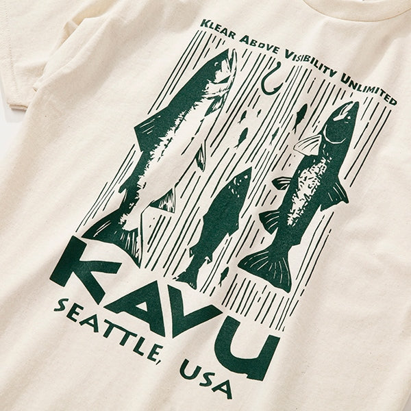 カブー メンズ サーモン Tシャツ