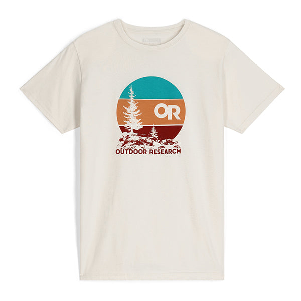 アウトドアリサーチ メンズ サンセットロゴ Tシャツ